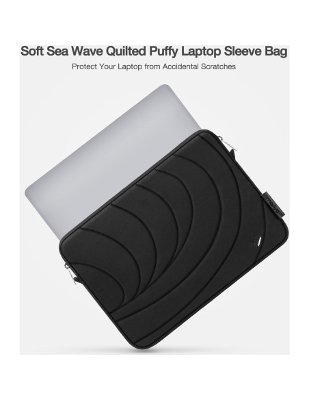 Funda Protectora 360 Mosiso para Laptop 13-14" Negra