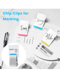 Clips de Bolsa de Comida BURLIHOME, 6 Piezas de Acero Inoxidable 2