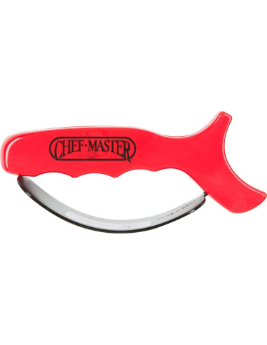 Afilador de cuchillos Chef Master 2 piezas carburo rojo