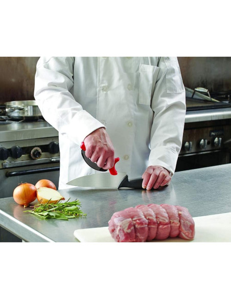 Afilador de cuchillos Chef Master 2 piezas carburo rojo