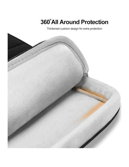 Funda Protectora 360 Mosiso para Laptop 13-14" Negra