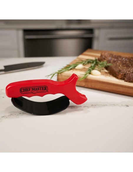 Afilador de cuchillos Chef Master 2 piezas carburo rojo