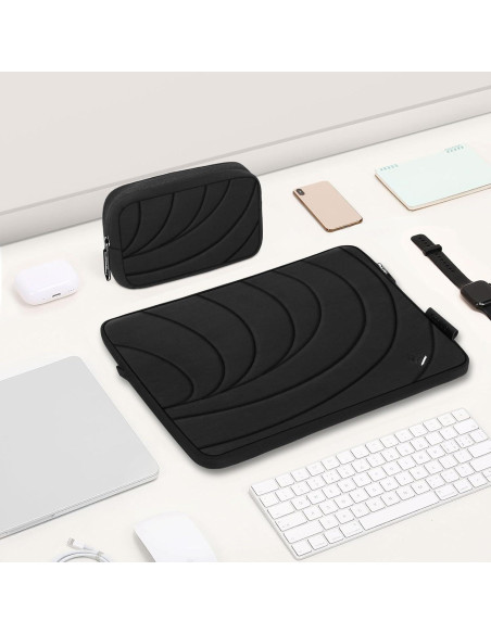 Funda Protectora 360 Mosiso para Laptop 13-14" Negra