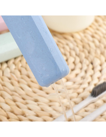 Estuche de Cepillo de Dientes Hooqict 4 Piezas Viaje