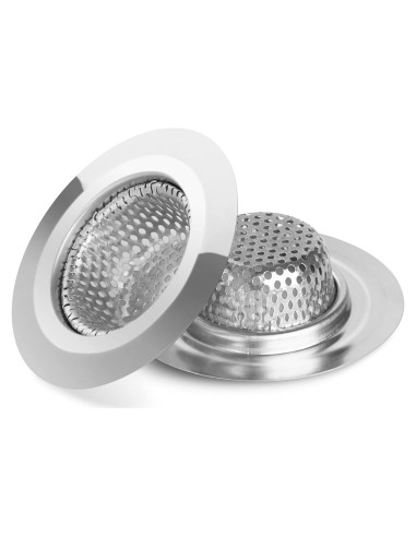 Filtro de Drenaje Ohtomber 2PCS Acero Inoxidable 7.07 cm