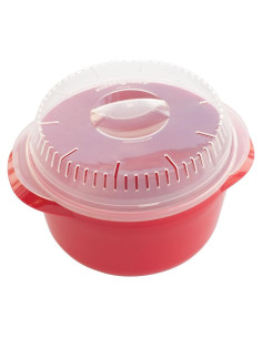 Olla Multiuso para Microondas Nordic Ware 5.5 Tazas Roja