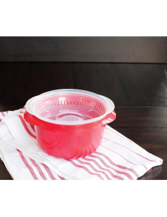 Olla Multiuso para Microondas Nordic Ware 5.5 Tazas Roja 2