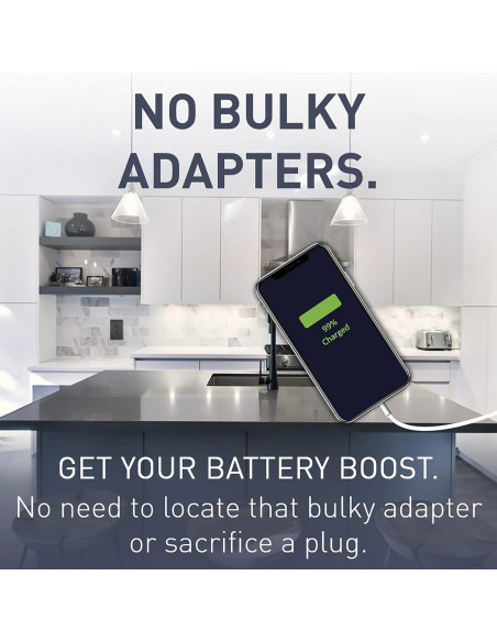 Tomacorriente Dúplex Legrand Radiant 15A con Cargador USB 3.1A Negro