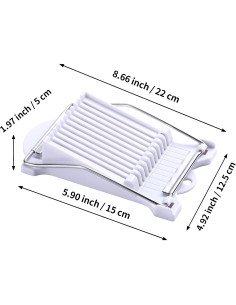 Cortadores de Carne y Huevos Zxmissu - 2 Piezas, Acero Inoxidable 2
