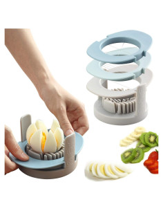 Cortador Manual de Fresas y Huevos Ruibo Multicolor