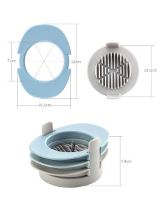 Cortador Manual de Fresas y Huevos Ruibo Multicolor 2