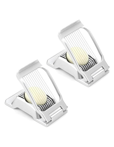 Cortador de Huevos y Frutas KABUDA - 2 Paquetes, Acero Inoxidable