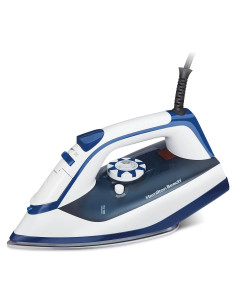 Plancha a Vapor Hamilton Beach 1500W Suela Acero Inoxidable