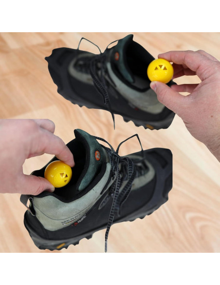 Paquete de 12 Esferas Desodorantes Iconikal Amarillo 2,54 cm