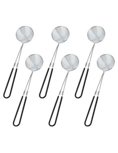 Juego de coladores de acero inoxidable ccHuDE 6 piezas 6 cm