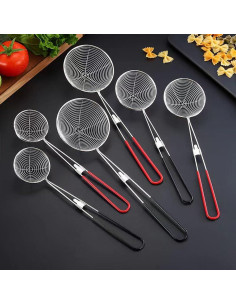 Juego de coladores de acero inoxidable ccHuDE 6 piezas 6 cm 2