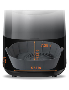 Forros de Silicona Reutilizables SIUDANGKA para Freidoras 1-2 Qt 2