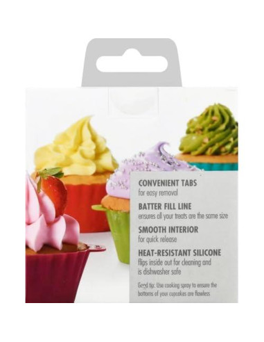 Tazas de Hornear Silicona OXO Good Grips 3 oz Pack 12