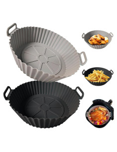 Kookkit 2 Forros Silicona Reutilizables para Freidora 3-5 QT