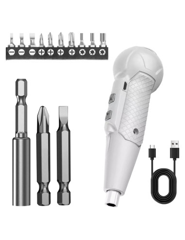 Destornillador eléctrico inalámbrico XLX 3.7V recargable con LED