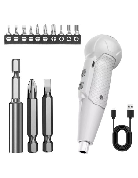 Destornillador eléctrico inalámbrico XLX 3.7V recargable con LED