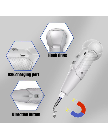 Destornillador eléctrico inalámbrico XLX 3.7V recargable con LED