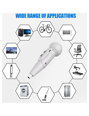 Destornillador eléctrico inalámbrico XLX 3.7V recargable con LED