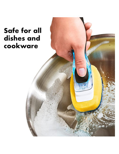 Estropajo con Dispensador de Jabón OXO Good Grips - 2 Pzas