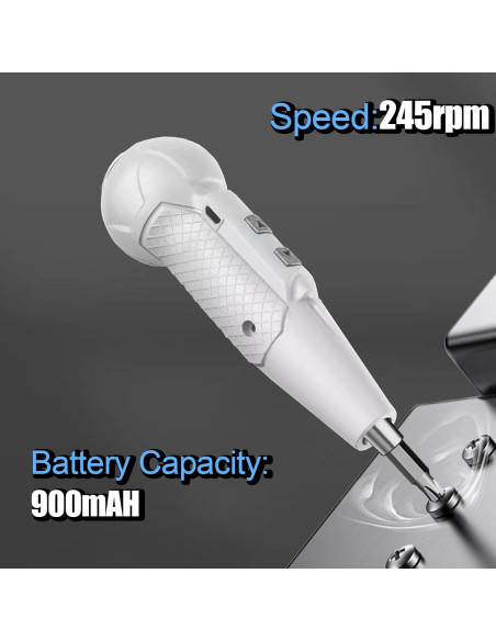 Destornillador eléctrico inalámbrico XLX 3.7V recargable con LED