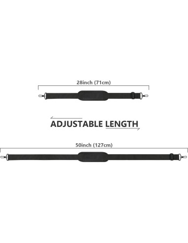 Correa de Hombro Ytonet Ajustable con Almohadilla Negra