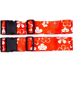 Correas de Equipaje Teeoff Ajustables 220 cm Naranja Sakura 2 Pcs 2