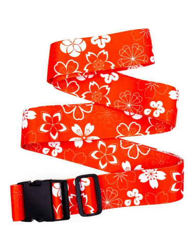 Correas de Equipaje Teeoff Ajustables 220 cm Naranja Sakura 2 Pcs