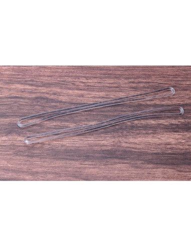 30 Lazos de Equipaje Transparentes Sowaka 15,24 cm Plástico