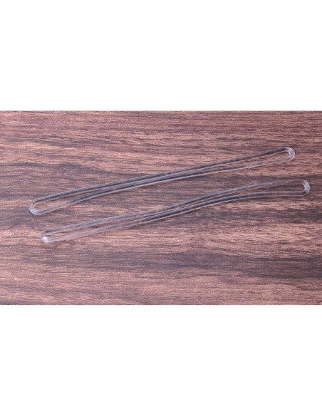 30 Lazos de Equipaje Transparentes Sowaka 15,24 cm Plástico