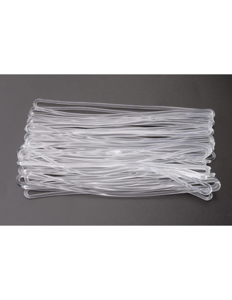 30 Lazos de Equipaje Transparentes Sowaka 15,24 cm Plástico