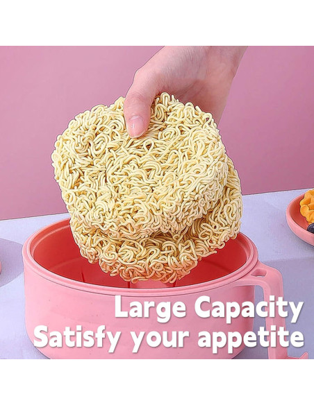 Tazón de Ramen IHVATO 820ml Microondas con Tapa y Mango