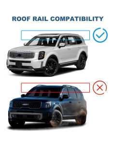 Barras Transversales Snailfly para Kia Telluride 2019-2025 2