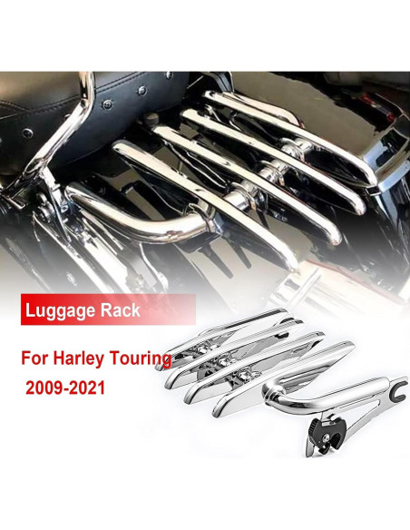 Soporte de Equipaje DaSen Stealth Desmontable Cromado 2009-2024