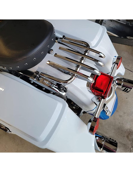 Soporte de Equipaje DaSen Stealth Desmontable Cromado 2009-2024