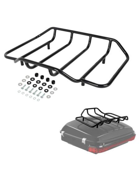 Soporte de Equipaje TCMT Negro para Harley Touring 1984-2025