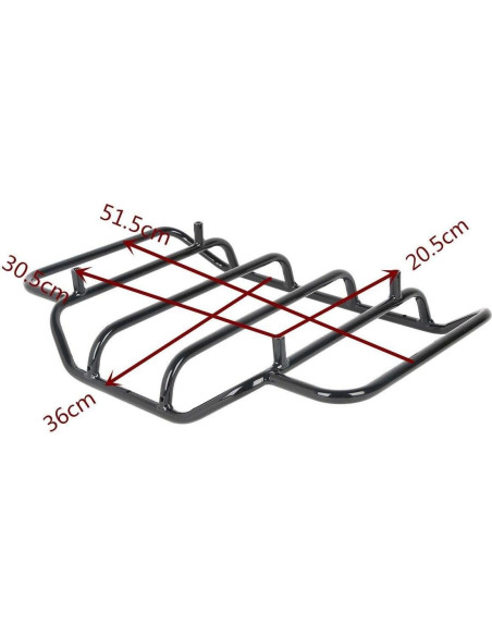 Soporte de Equipaje TCMT Negro para Harley Touring 1984-2025
