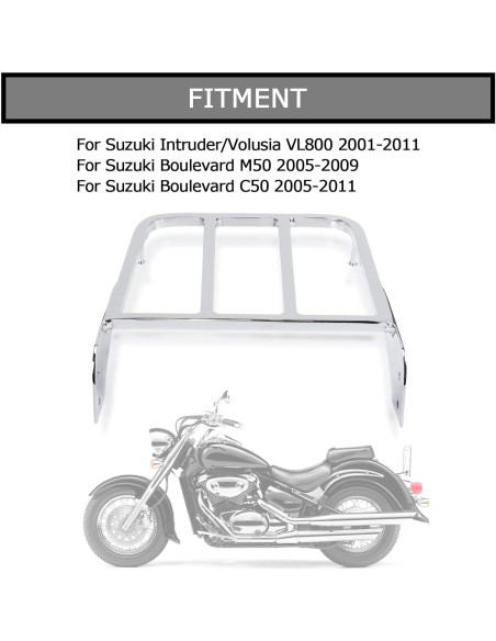 Soporte de Equipaje Trasero PSLER para Intruder y Boulevard