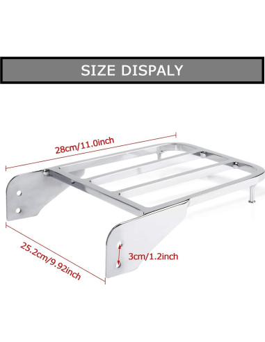 Soporte de Equipaje Trasero PSLER para Intruder y Boulevard