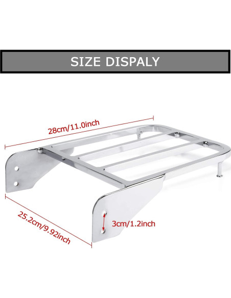 Soporte de Equipaje Trasero PSLER para Intruder y Boulevard