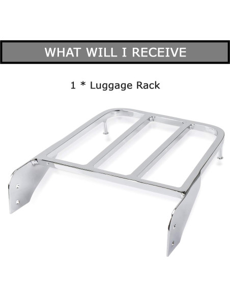 Soporte de Equipaje Trasero PSLER para Intruder y Boulevard