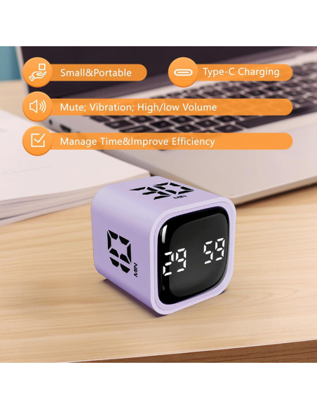 Temporizador Cubo Multifuncional GuDoQi 5-60 Min Silencioso