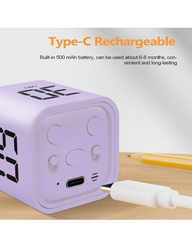 Temporizador Cubo Multifuncional GuDoQi 5-60 Min Silencioso