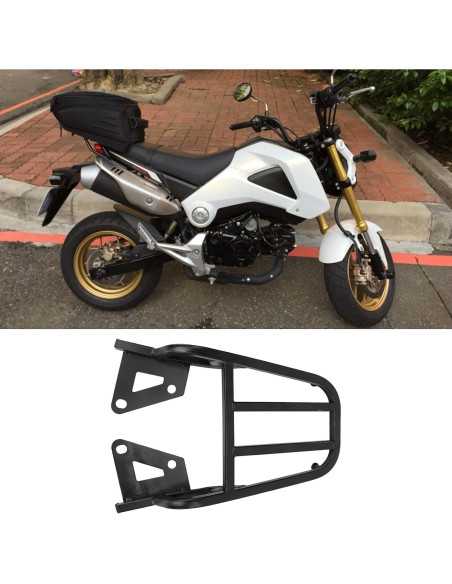 Soporte de Equipaje Trasero Motocicleta BONKZEBU Grom MSX125 Negro