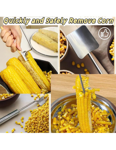 Pelador de Maíz Tileu 2024 Acero Inoxidable Fácil de Limpiar