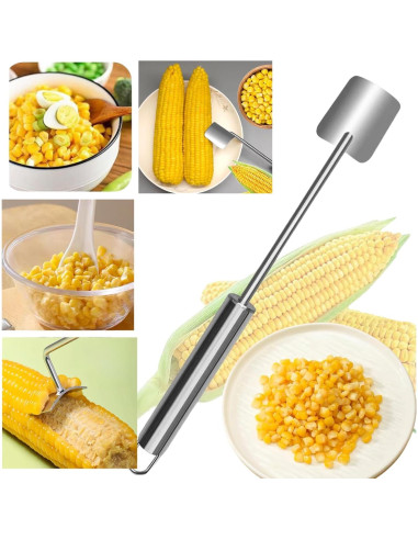 Pelador de Maíz Tileu 2024 Acero Inoxidable Fácil de Limpiar